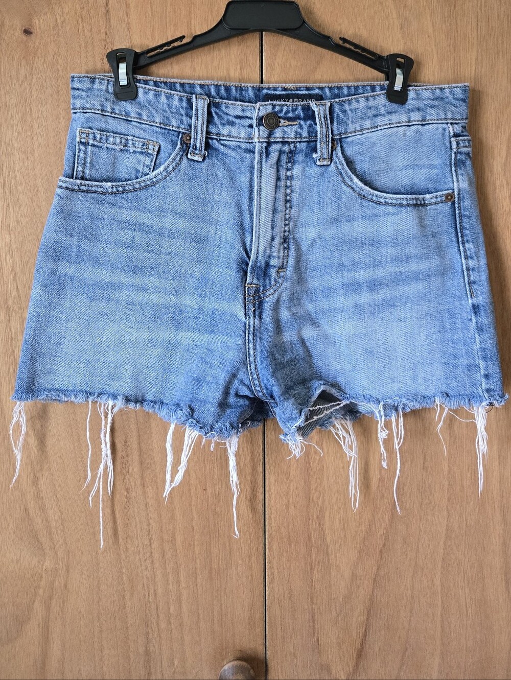 Classic Blue Denim Cutoff Shorts